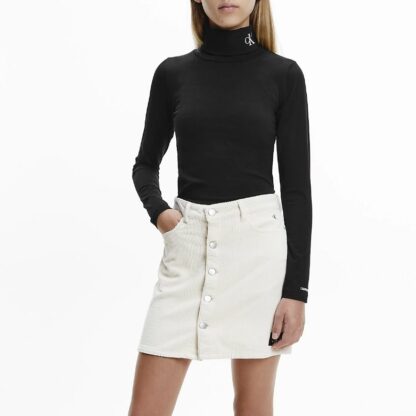 Naiste Calvin Klein kõrge kaelusega pluus (must), XS-S - Image 6