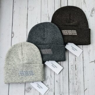 Uniseks villane Calvin Klein müts (hall, beez, pruun)
