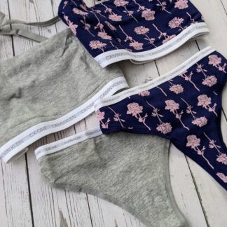 Naiste Calvin Klein neljane komplekt stringid + rinnahoidjad
