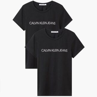 Naiste Calvin Klein komplekt. Pakis 2 t-särki (must + must)