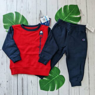 Laste kahene komplekt Champion püksid + pusa (fliisvooder)
