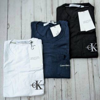 Meeste Calvin Klein t-särk (must, valge, tumesinine)