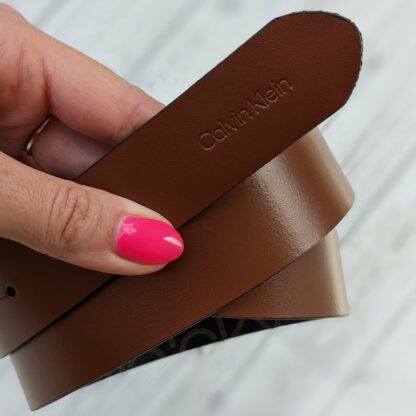 Calvin Klein kahepoolne vöö (tumepruun + karamell) - Image 4