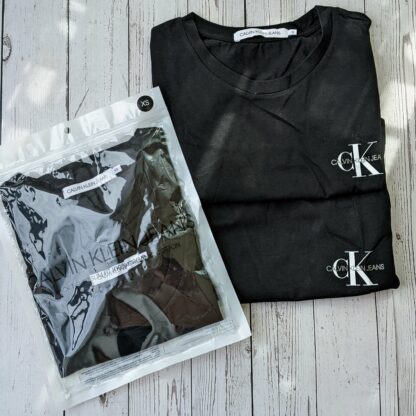 Naiste Calvin Klein komplekt. Pakis 2 t-särki (must + must) - Image 2