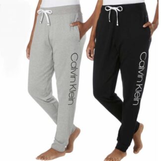 Naiste dressipüksid Calvin Klein (must, hall)