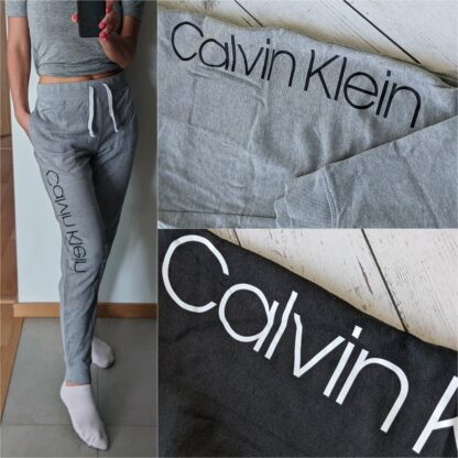 Naiste dressipüksid Calvin Klein (must, hall) - Image 4