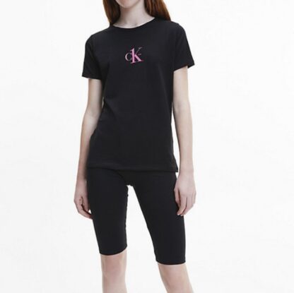 Tüdrukute Calvin Klein komplekt. Pakis 2 t-särki (roosa + must) - Image 4