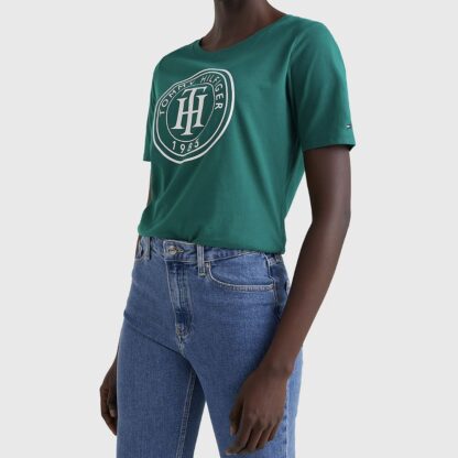 Naiste Tommy Hilfiger t-särk (roheline, roosa, helesinine, tumesinine) - Image 3