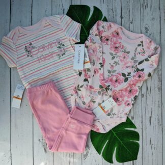 Kolmene komplekt Calvin Klein bodid + püksid (3tk)