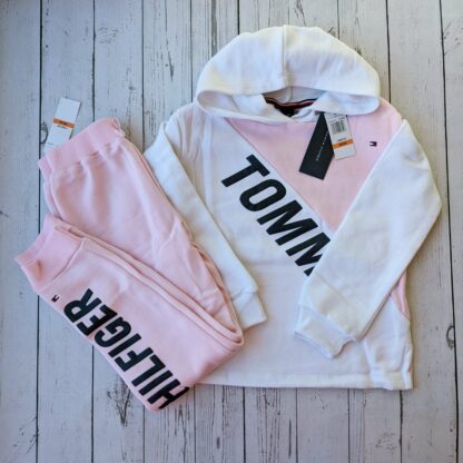 Laste Tommy Hilfiger komplekt dressipüksid + pusa (fliisvooder)