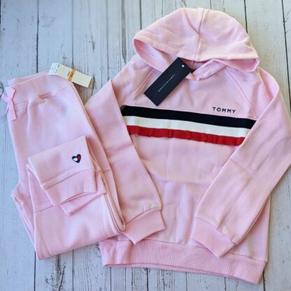 Laste Tommy Hilfiger komplekt dressipüksid + pusa (fliisvooder) - Image 4