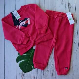 Laste Tommy Hilfiger komplekt dressipüksid + dressipluus (fliisvooder)