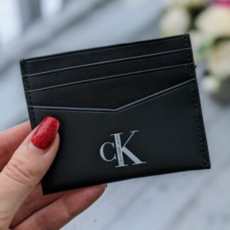 Calvin Klein kaarditasku nahast rahasahtliga (kinkekarbis)