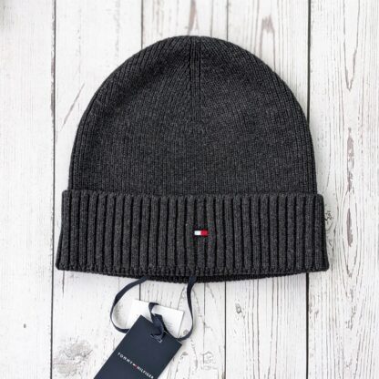 Meeste Tommy Hilfiger müts (hall, tumehall, tumesinine) - Image 2