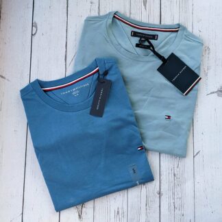 Meeste Tommy Hilfiger t-särk (tumesinine, helesinine)