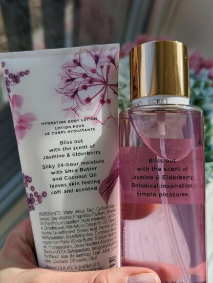 Victoria’s Secret Jasmine & Elderberry komplekt (Kehasprei + Kehalosjoon) - Image 2