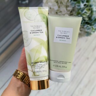 Victoria’s Secret Cucumber & Green Tea komplekt (Kehapesukreem + Kehalosjoon)