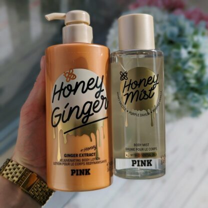 Victoria’s Secret PINK Mee ja Ingveri Komplekt (Kehasprei + Kehalosjoon) Honey Ginger