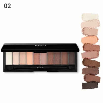Lauvärvipalett KIKO Milano Smart Eyeshadow Palette (02 Warm Tones) - Image 5