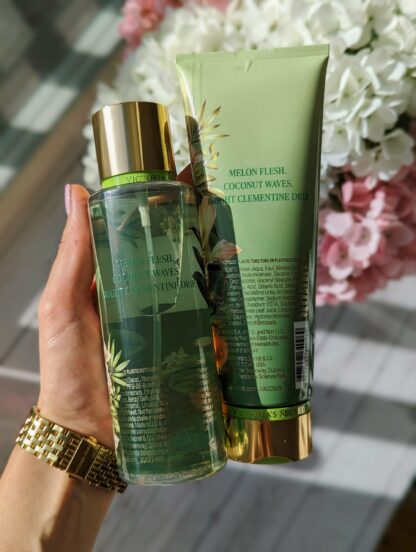 Victoria’s Secret Melon Drench komplekt (Kehasprei + Kehalosjoon) - Image 2