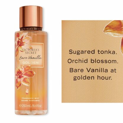 Victoria’s Secret Kehasprei Bare Vanilla Golden (250ml) - Image 3