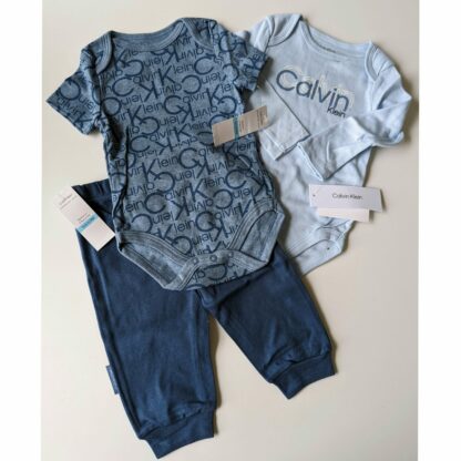 Kolmene komplekt Calvin Klein bodid (2tk) + püksid