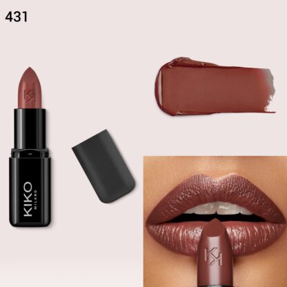 KIKO Milano Smart Fusion Lipstick - Niisutav ja toitev Huulepulk - Image 16