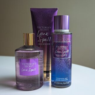 Victoria’s Secret Love Spell komplekt (Kehasprei + Kehalosjoon + Dušigeel)