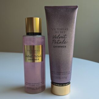 Victoria’s Secret Velvet Petals Shimmer Komplekt (Kehasprei + Kehalosjoon)