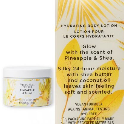 Victoria’s Secret Kehakoorija shea- ja ananassiga (368g) Natural Beauty Pineapple & Shea - Image 2