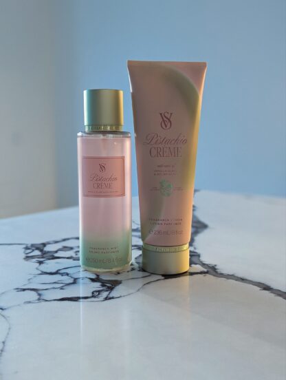 Victoria’s Secret Pistachio Crème Café Victoria Komplekt (Kehasprei + Kehalosjoon) - Image 6