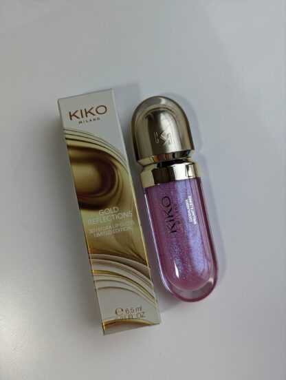 KIKO Milano Gold Reflections 3D Hydra Lip Gloss Limited Edition - Niisutav huuleläige passioniviljaõliga - Image 13