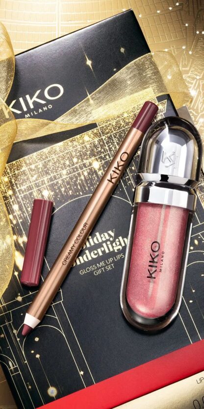 KIKO Milano Holiday Wonderlights Gloss Me Up Lips Gift Set (01 Refined Mauve) - Image 6