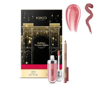KIKO Milano Holiday Wonderlights Gloss Me Up Lips Gift Set (01 Refined Mauve)