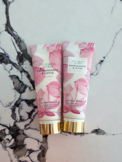 Victoria’s Secret Pomegranate & Lotus Natural Beauty Hydrating Body Lotion - Image 3