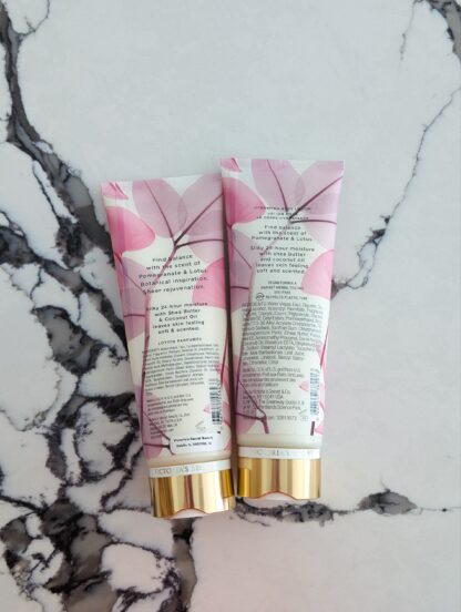 Victoria’s Secret Pomegranate & Lotus Natural Beauty Hydrating Body Lotion - Image 4