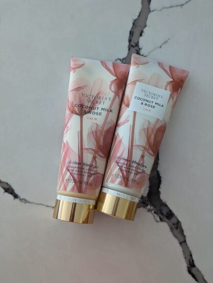 Victoria’s Secret Coconut Milk & Rose Natural Beauty Hydrating Body Lotion - Image 3