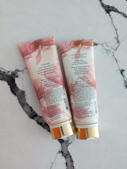 Victoria’s Secret Coconut Milk & Rose Natural Beauty Hydrating Body Lotion - Image 4