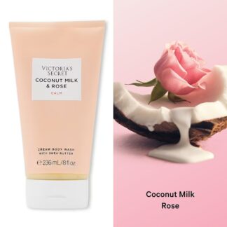 Victoria’s Secret Natural Beauty Cream Body Wash Coconut Milk & Rose With Shea Butter