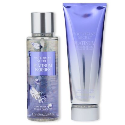 Victoria’s Secret Platinum Berries Set Mist & Fragrance Lotion - Precious Metals