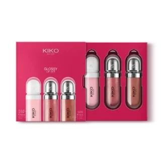 KIKO Milano Glossy Lip Set (2 3D Hydra Lipglosses + Lip Volume)