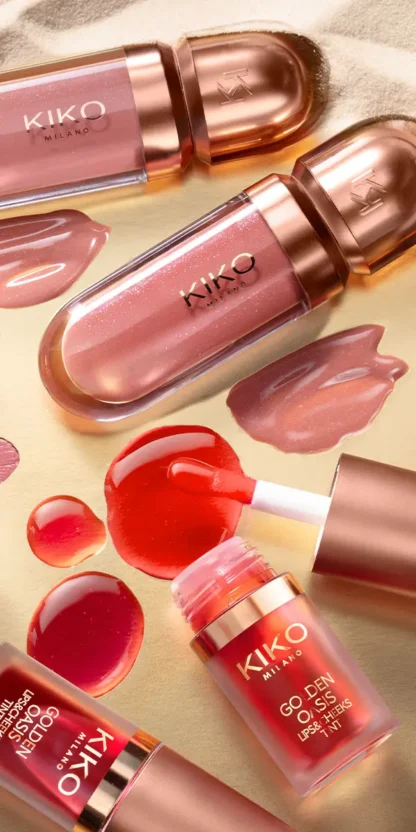 KIKO Milano Golden Oasis 3D Hydra Lip Gloss 01 - Image 3
