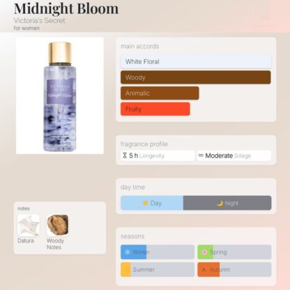 Victoria’s Secret Midnight Bloom Fragrance Mist BESTSELLER ⭐ - Image 2