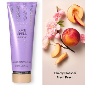Victoria’s Secret Love Spell Shimmer Fragrance Lotion NEW DESIGN