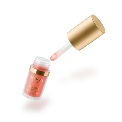 KIKO MILANO Golden Oasis Nourish & Shine Lip Oil (03 Cherry Bite) - Image 4