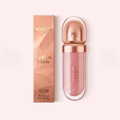 KIKO MILANO Golden Oasis 3D Hydra Lip Gloss (01) - Image 5