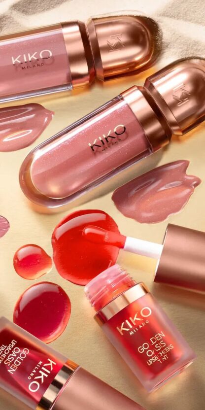 KIKO MILANO Golden Oasis 3D Hydra Lip Gloss (04) - Image 8