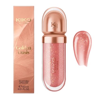 KIKO MILANO Golden Oasis 3D Hydra Lip Gloss (01)