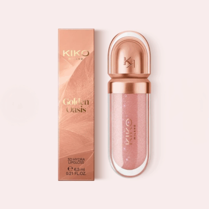 KIKO MILANO Golden Oasis 3D Hydra Lip Gloss (02) - Image 5
