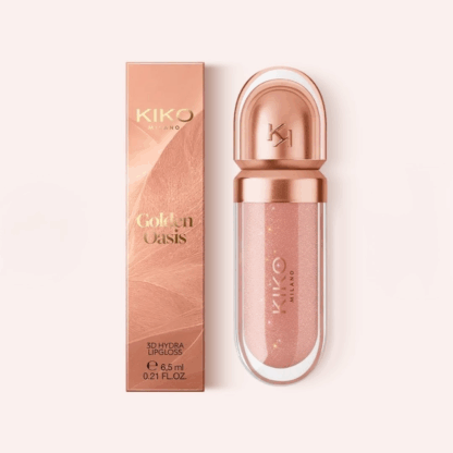 KIKO MILANO Golden Oasis 3D Hydra Lip Gloss (03) - Image 4